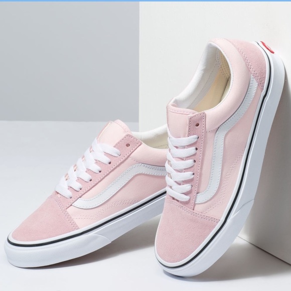 blush colored vans